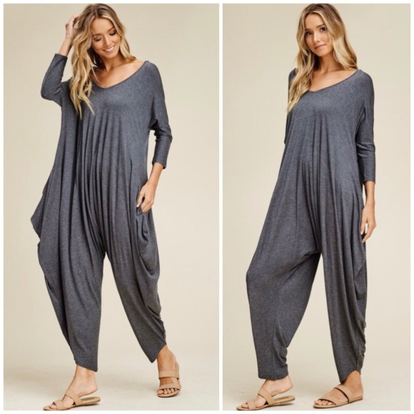 January Summer Pants - ❄️LAST1️⃣//GRAY HAREM JUMPSUIT